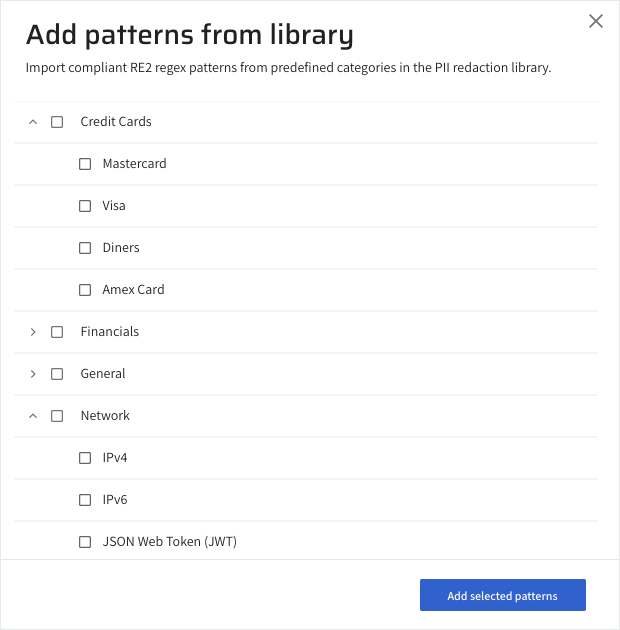 PII Redaction Patterns Library --half