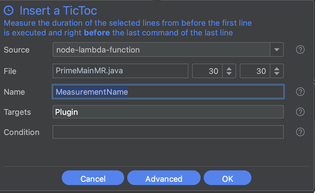Adding a Time Duration metric