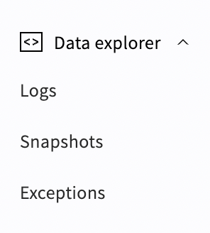 dataexplorer items -quarter