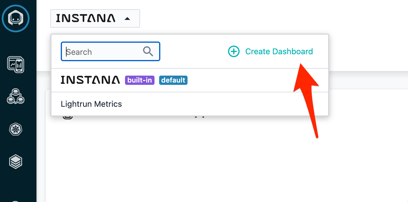 Create a New Instana Dashboard