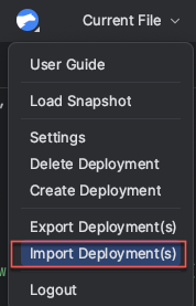 Import deployment