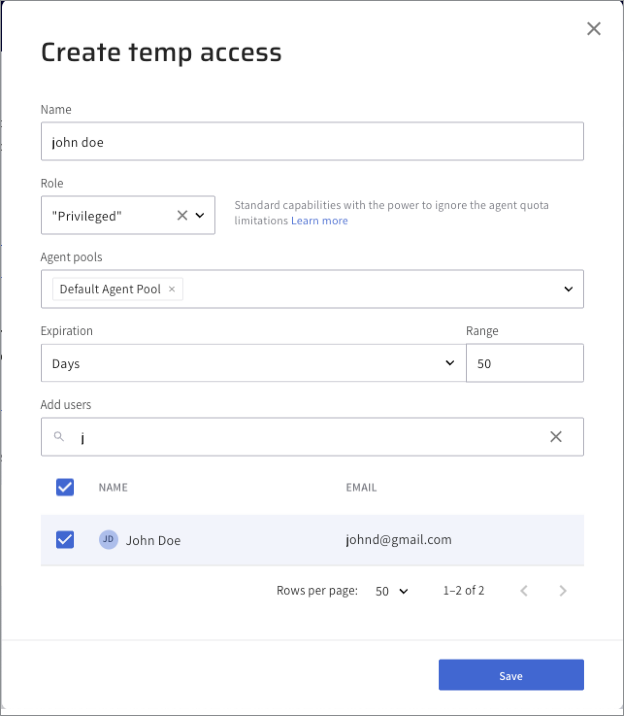 Create JIT Access ---half