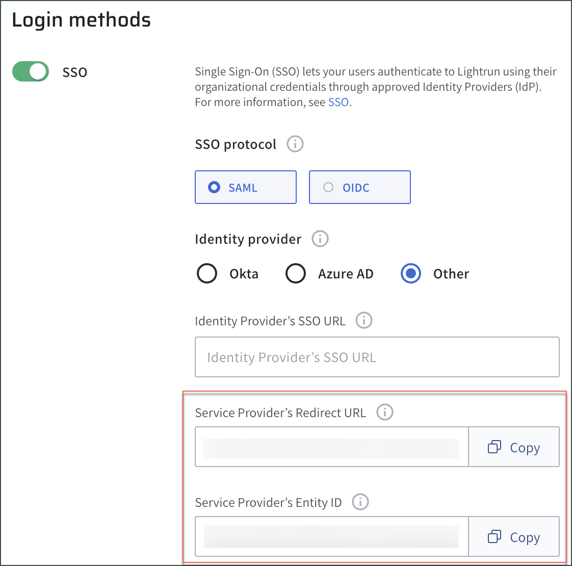 SAML Applications --half