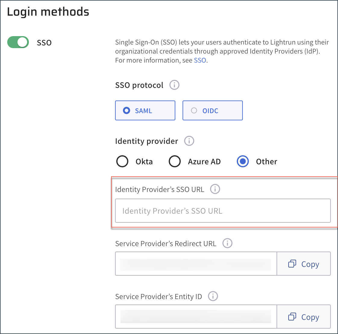 SAML Applications --half