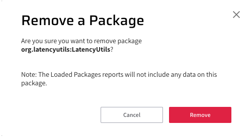 Remove a package