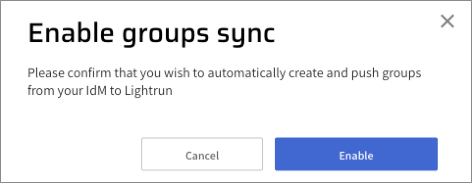 Enable Sync Group --half